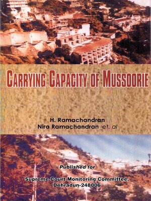 cover image of Carrying Capacity of Mussoorie